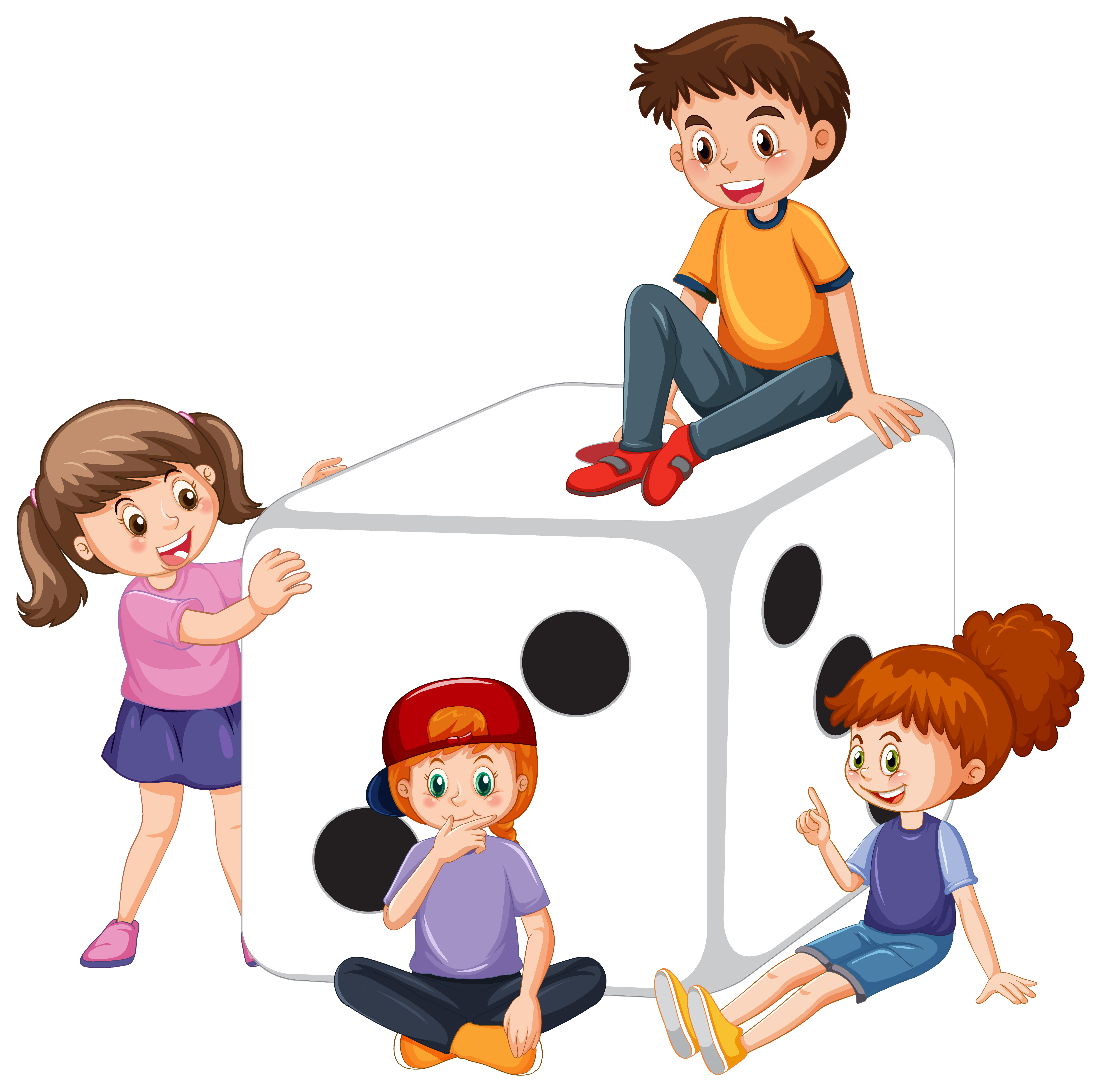 Bild spielende Kinder