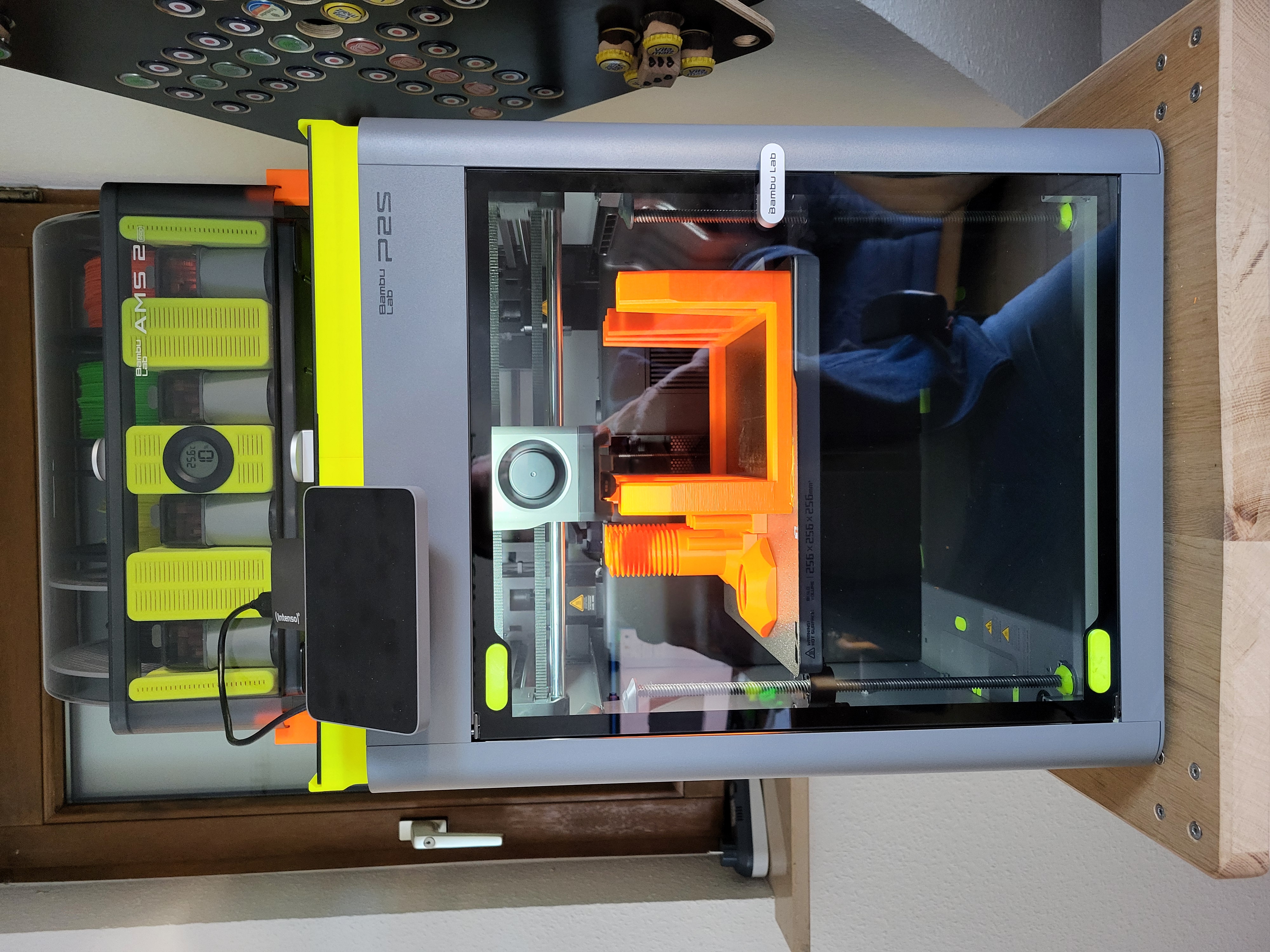 Bild des 3D-Druckers beim Drucken