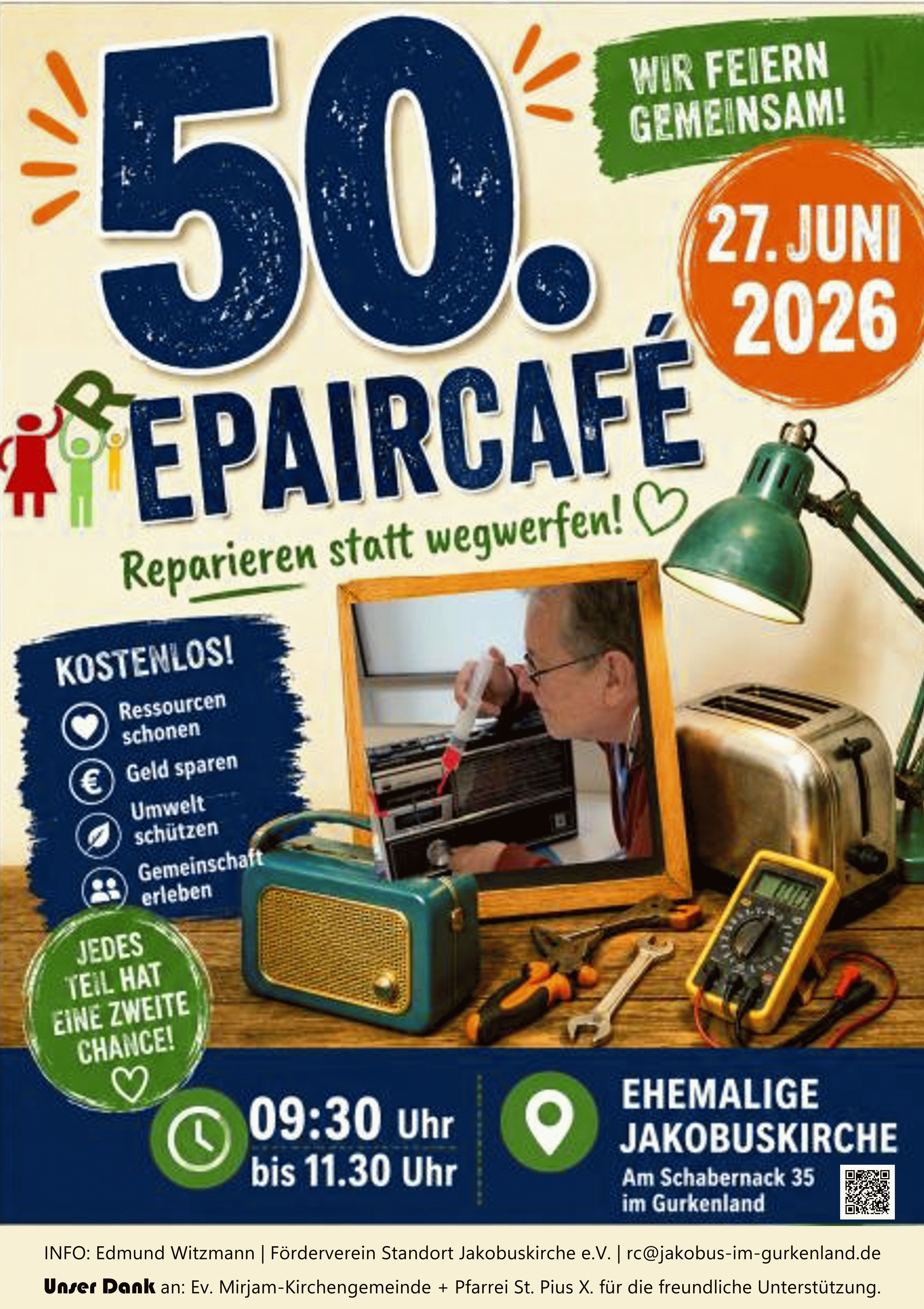 Veranstaltungsplakat zur 50. Veranstaltung