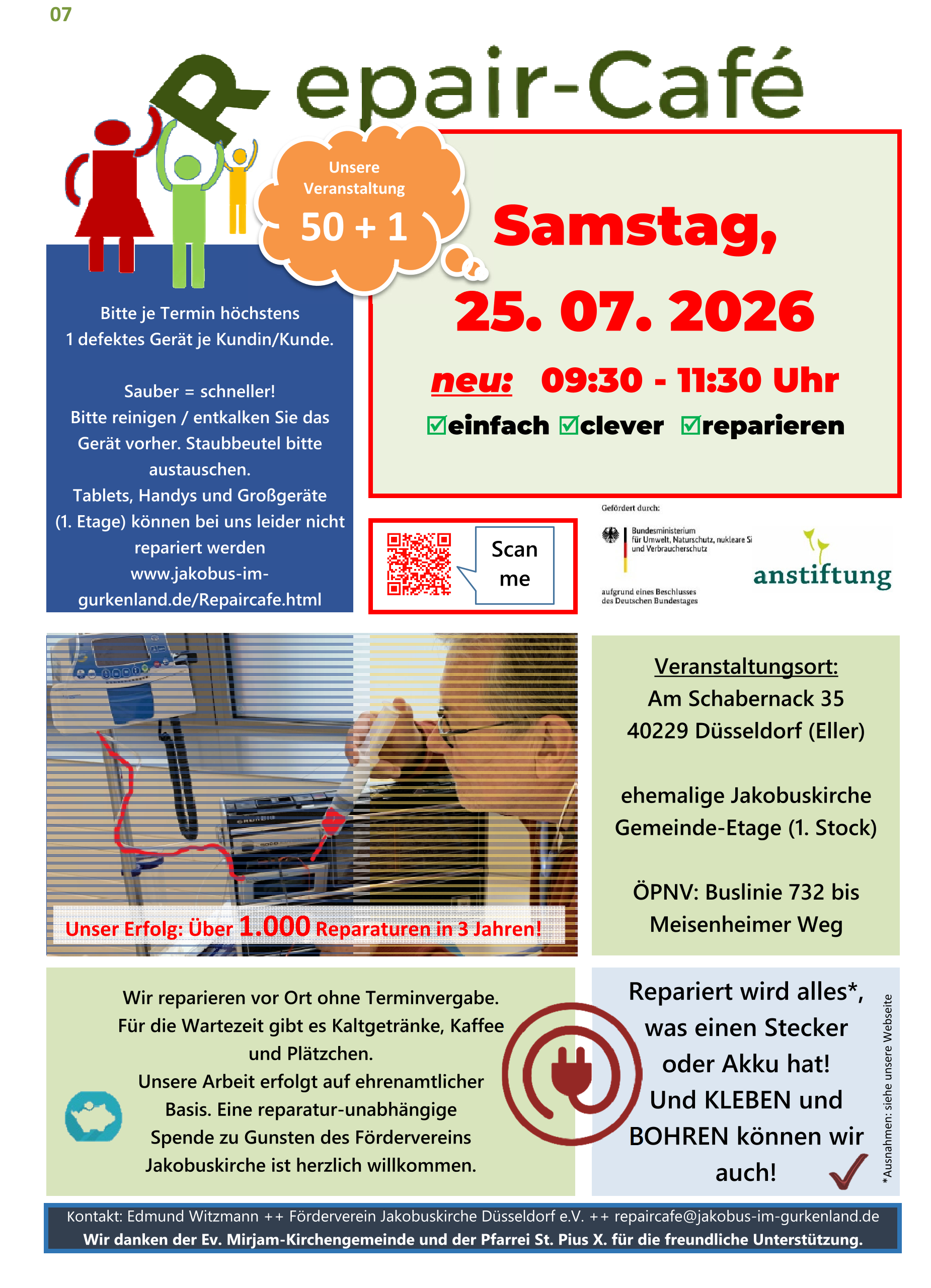 Veranstaltungsplakat zur 50. Veranstaltung